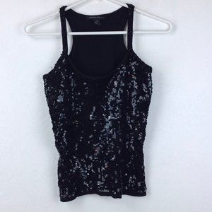 Black Kenneth Cole sequined top